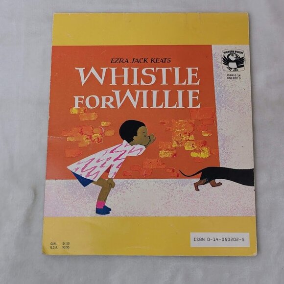 Whistle For Willie Ezra Jack Keats Picture Puffin Paperback Childrens Book 1989 - Picture 5 of 7